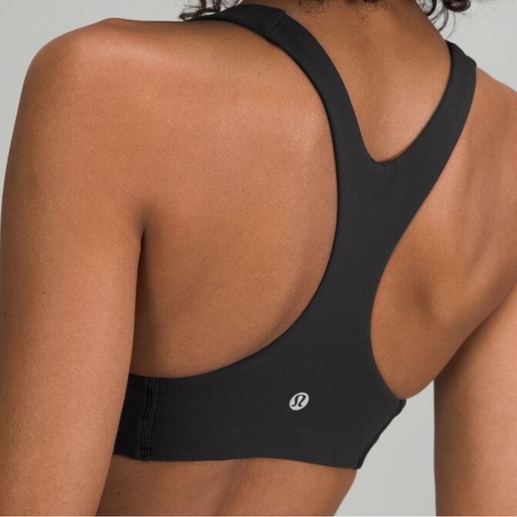 Lululemon Wunder Train Bra Size 12 Black Medium Support C/D Cup LW2CY3S NWOT - Picture 1 of 6